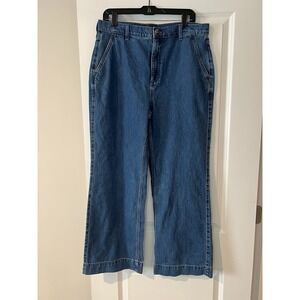 NWT J Crew Factory Drapey Wide Leg Jeans Size 31